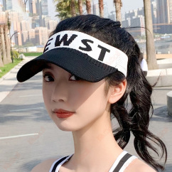 women sun visors empty top hat